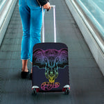 Colorful Spiritual Elephant Print Luggage Cover