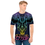Colorful Spiritual Elephant Print Men's T-Shirt