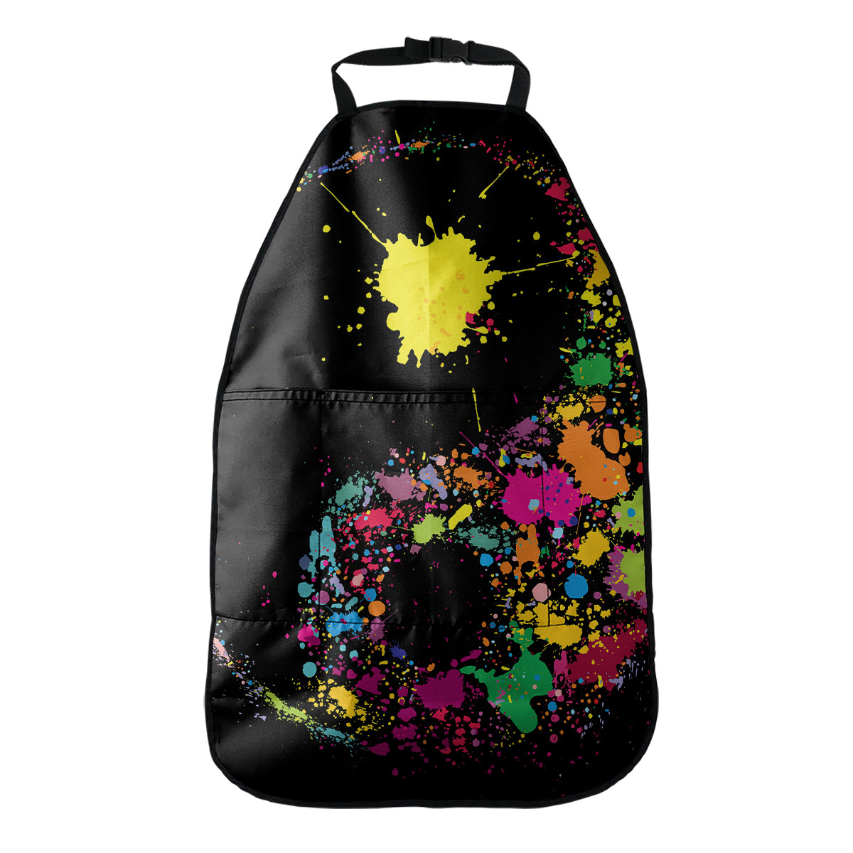 Colorful Splash Yin Yang Print Car Seat Organizers