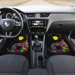 Colorful Splash Yin Yang Print Front Car Floor Mats