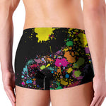 Colorful Splash Yin Yang Print Men's Boxer Briefs
