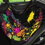 Colorful Splash Yin Yang Print Pet Car Back Seat Cover