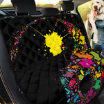 Colorful Splash Yin Yang Print Pet Car Back Seat Cover