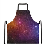 Colorful Stardust Galaxy Space Print Apron