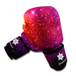Colorful Stardust Galaxy Space Print Boxing Gloves