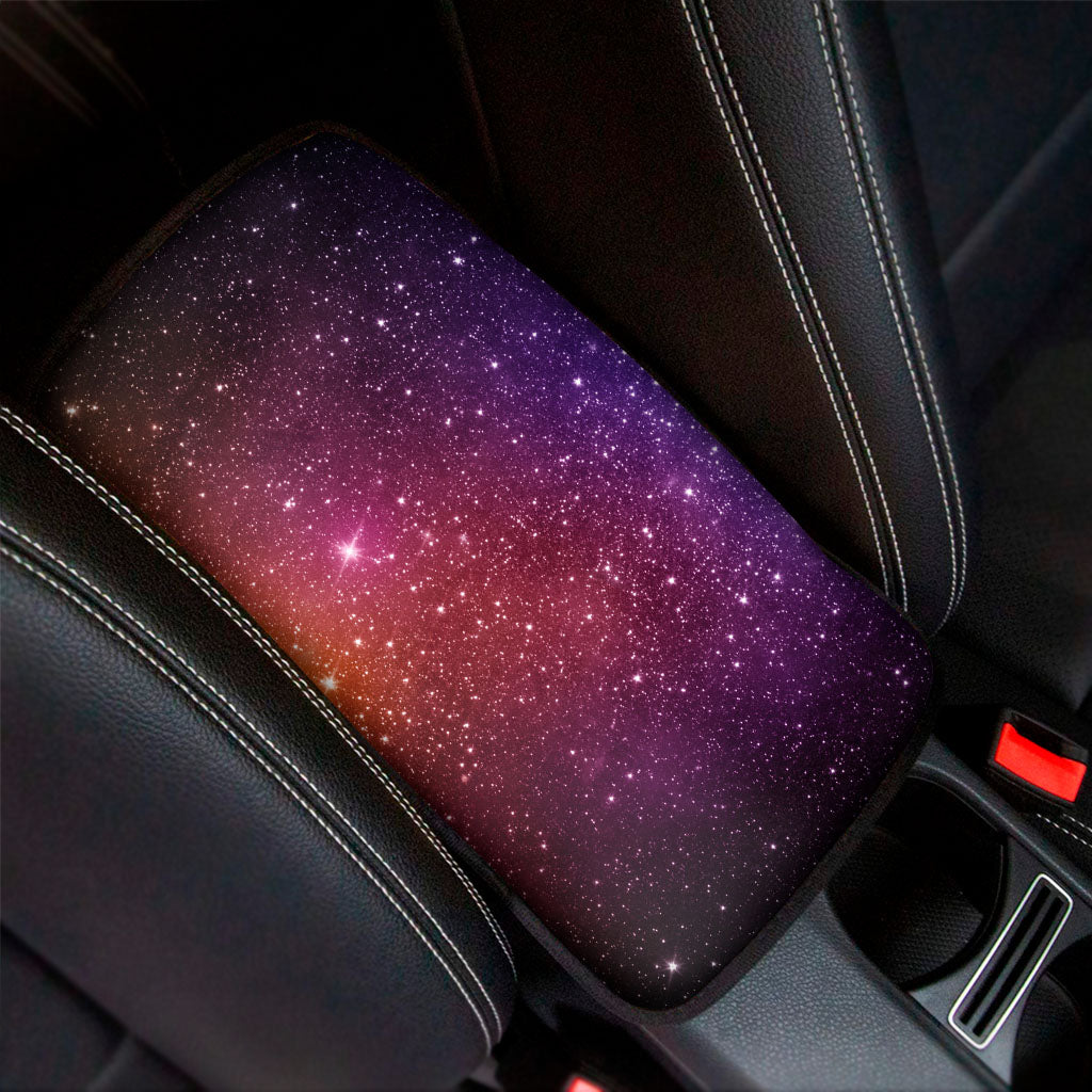 Colorful Stardust Galaxy Space Print Car Center Console Cover