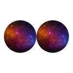 Colorful Stardust Galaxy Space Print Car Coasters