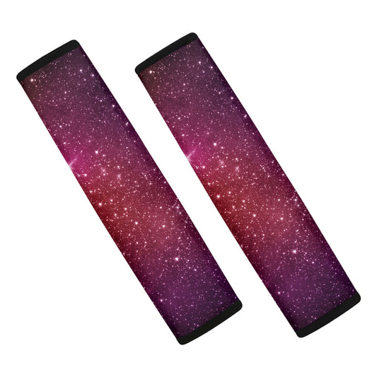 Colorful Stardust Galaxy Space Print Car Seat Belt Covers