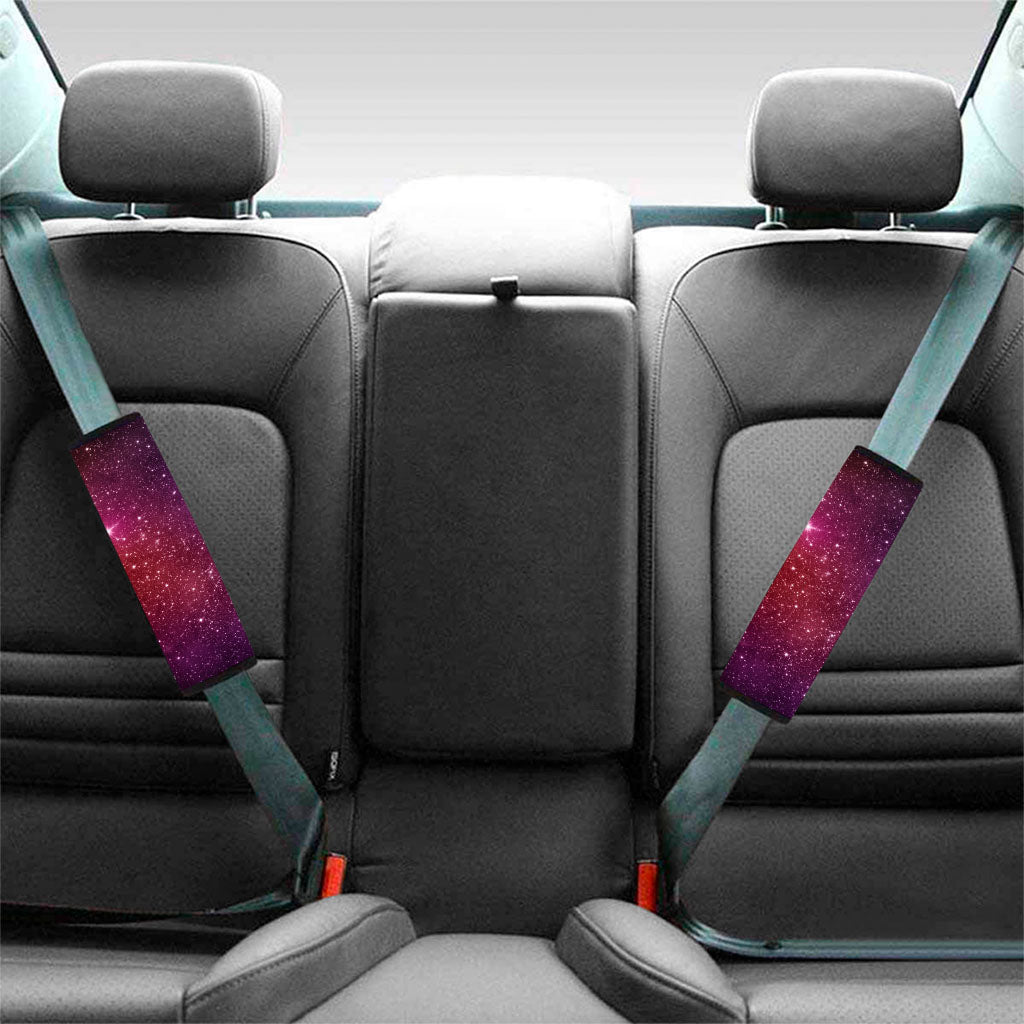 Colorful Stardust Galaxy Space Print Car Seat Belt Covers