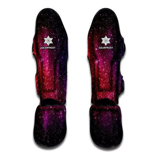 Colorful Stardust Galaxy Space Print Muay Thai Shin Guard