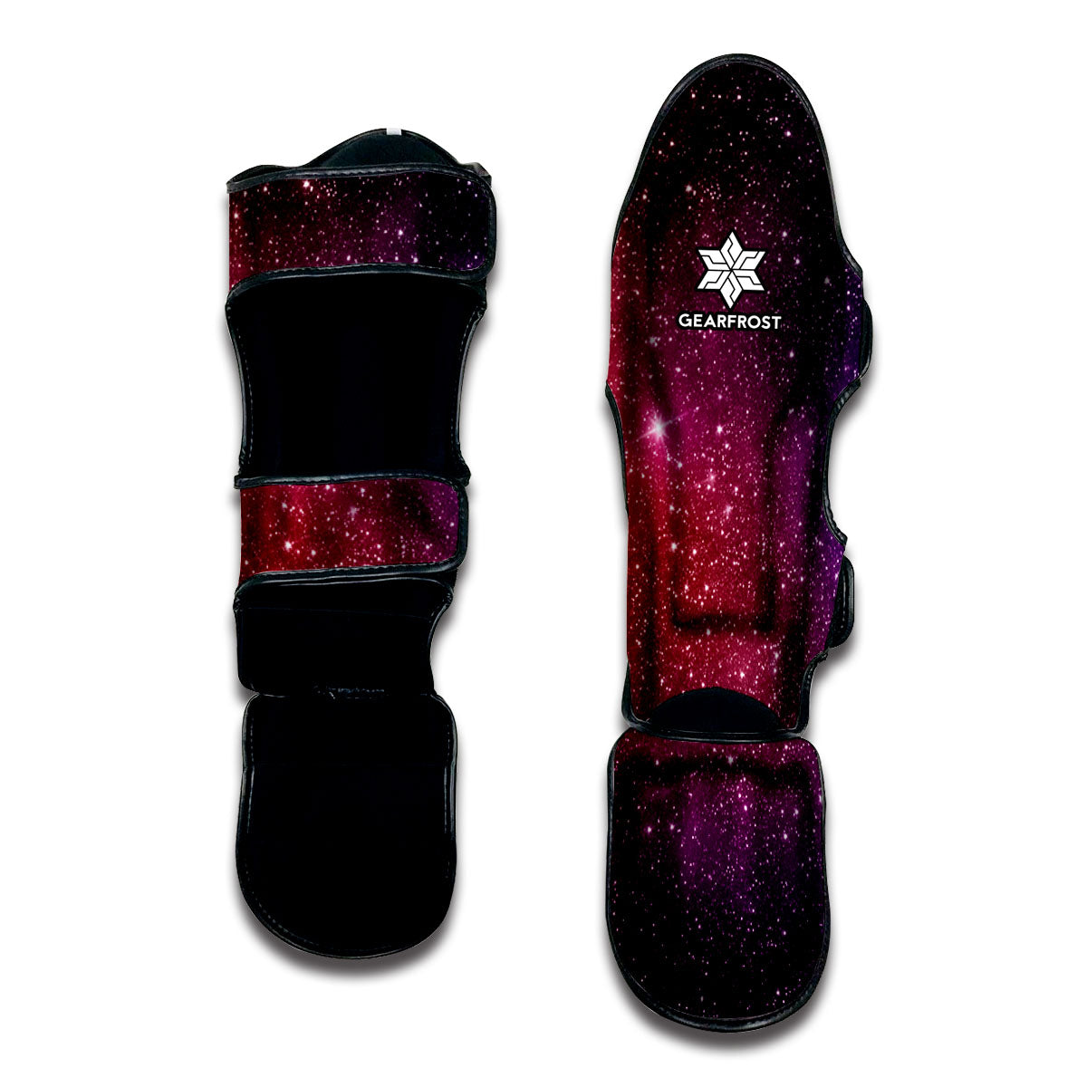 Colorful Stardust Galaxy Space Print Muay Thai Shin Guard