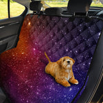 Colorful Stardust Galaxy Space Print Pet Car Back Seat Cover