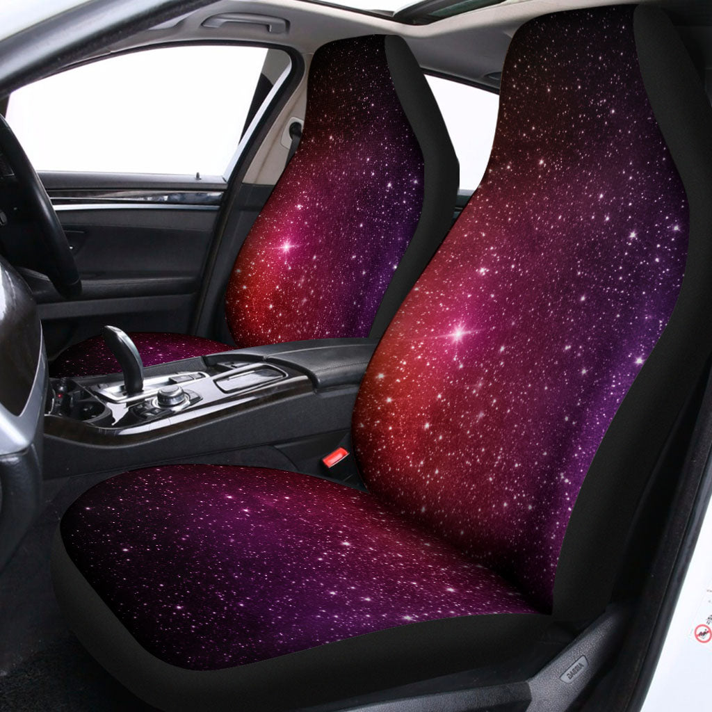 Colorful Stardust Galaxy Space Print Universal Fit Car Seat Covers