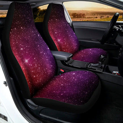 Colorful Stardust Galaxy Space Print Universal Fit Car Seat Covers