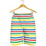 Colorful Striped Pattern Print Men's Shorts