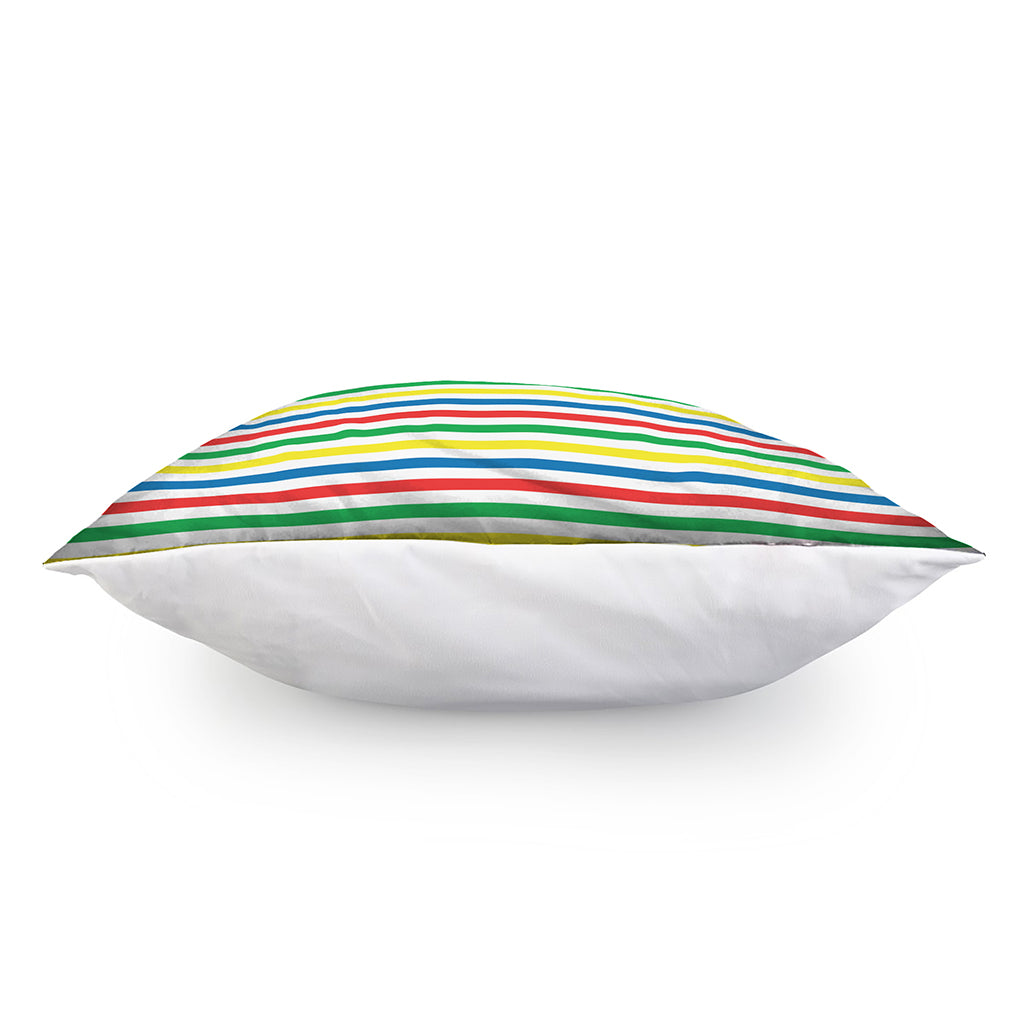 Colorful Striped Pattern Print Pillow Cover