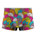 Colorful Surfing Wave Pattern Print Men's Boxer Briefs