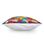 Colorful Surfing Wave Pattern Print Pillow Cover