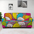 Colorful Surfing Wave Pattern Print Sofa Cover