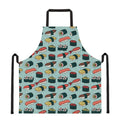Colorful Sushi And Rolls Pattern Print Apron