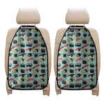 Colorful Sushi And Rolls Pattern Print Car Seat Organizers