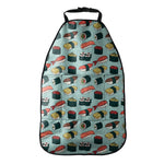 Colorful Sushi And Rolls Pattern Print Car Seat Organizers