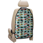Colorful Sushi And Rolls Pattern Print Car Seat Organizers