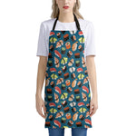 Colorful Sushi Pattern Print Apron