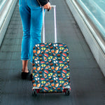 Colorful Sushi Pattern Print Luggage Cover
