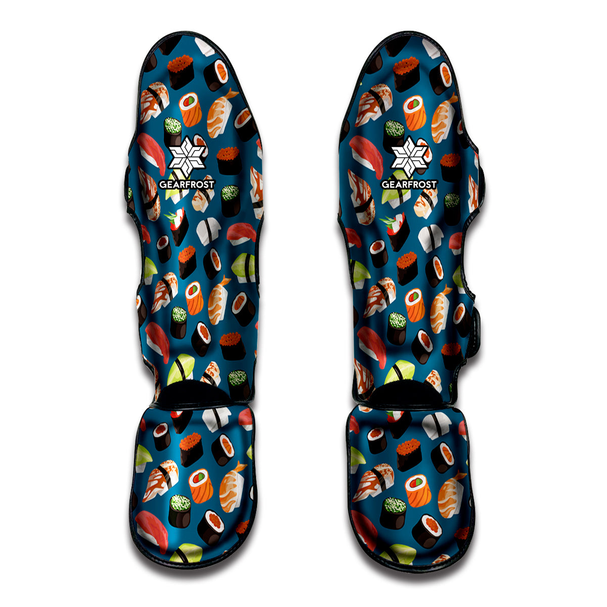 Colorful Sushi Pattern Print Muay Thai Shin Guard