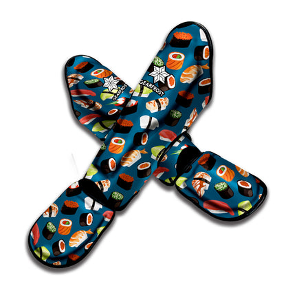 Colorful Sushi Pattern Print Muay Thai Shin Guard