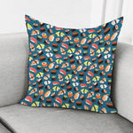 Colorful Sushi Pattern Print Pillow Cover