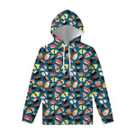 Colorful Sushi Pattern Print Pullover Hoodie