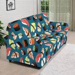 Colorful Sushi Pattern Print Sofa Cover