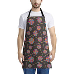 Colorful Swirl Lollipop Pattern Print Apron