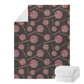 Colorful Swirl Lollipop Pattern Print Blanket