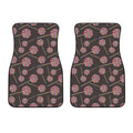 Colorful Swirl Lollipop Pattern Print Front Car Floor Mats