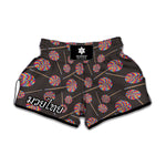 Colorful Swirl Lollipop Pattern Print Muay Thai Boxing Shorts
