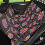 Colorful Swirl Lollipop Pattern Print Pet Car Back Seat Cover