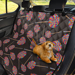 Colorful Swirl Lollipop Pattern Print Pet Car Back Seat Cover