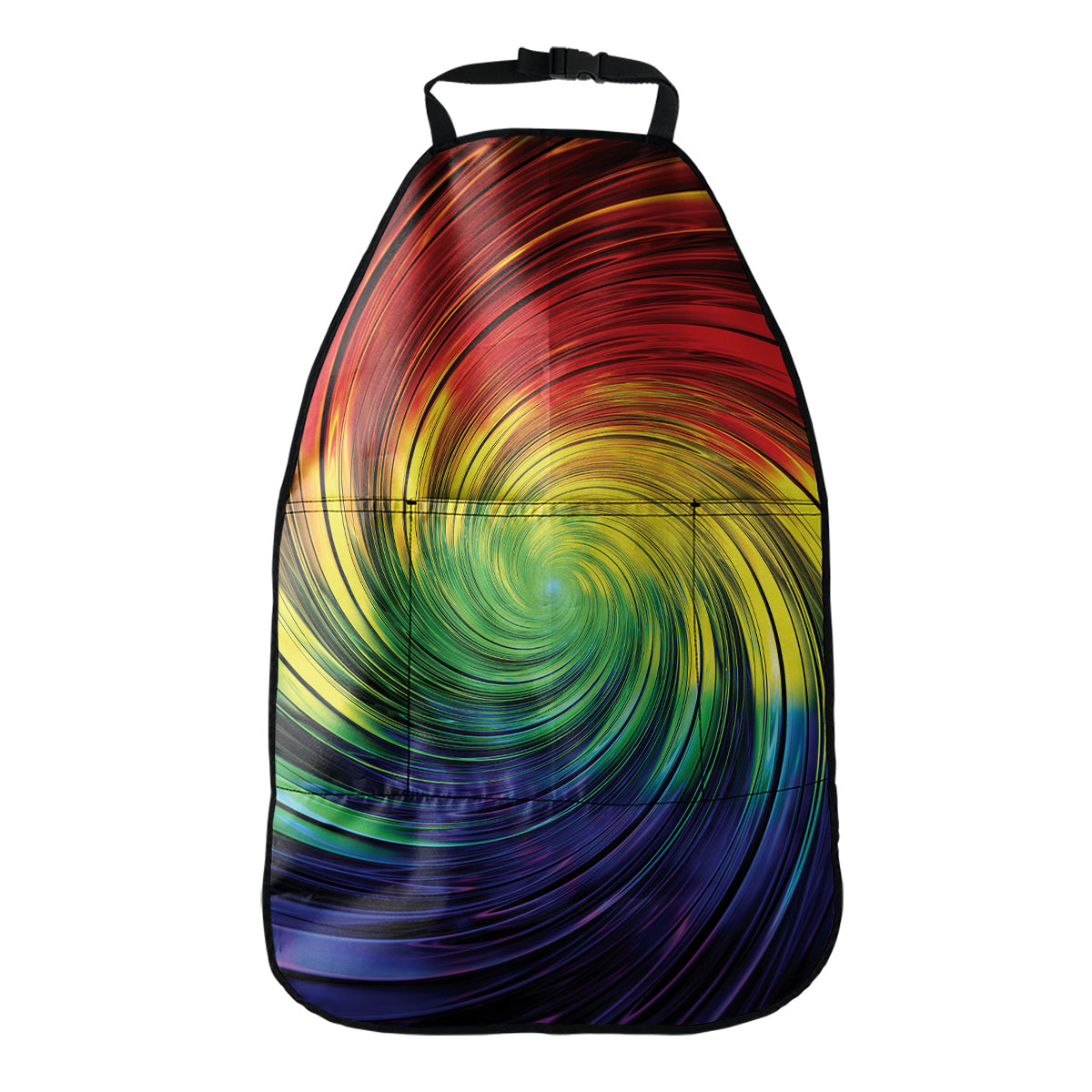 Colorful Swirl Print Car Seat Organizers