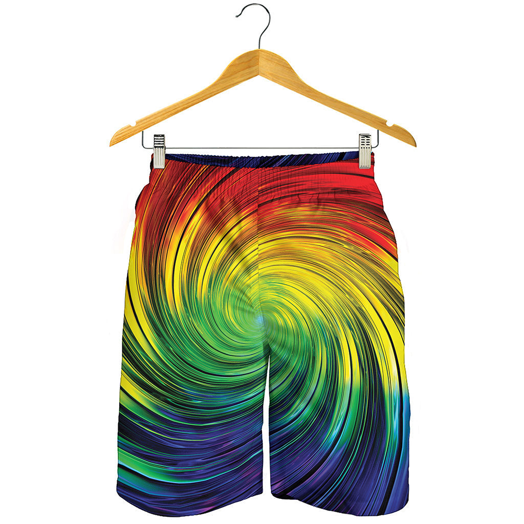 Colorful Swirl Print Men's Shorts