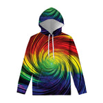 Colorful Swirl Print Pullover Hoodie