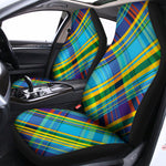 Colorful Tartan Pattern Print Universal Fit Car Seat Covers