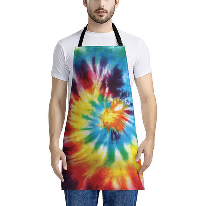Colorful Tie Dye Print Apron