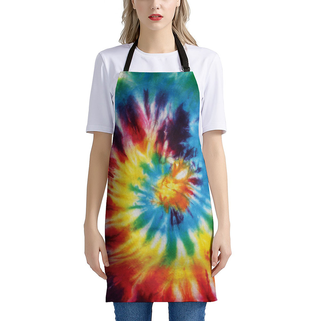 Colorful Tie Dye Print Apron