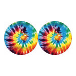 Colorful Tie Dye Print Car Coasters