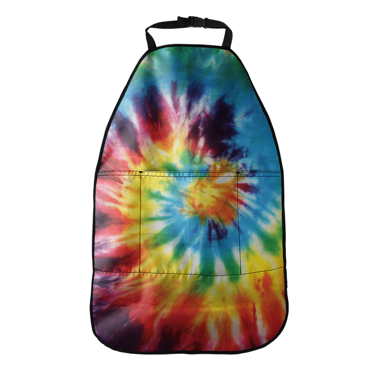 Colorful Tie Dye Print Car Seat Organizers