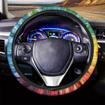 Colorful Tie Dye Print Car Steering Wheel Cover