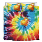 Colorful Tie Dye Print Duvet Cover Bedding Set
